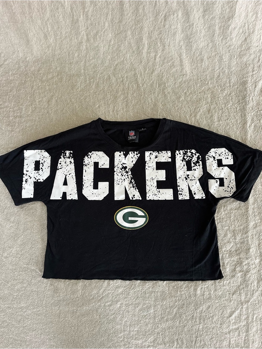 NFL Green Bay Packers Logo Crop Tee